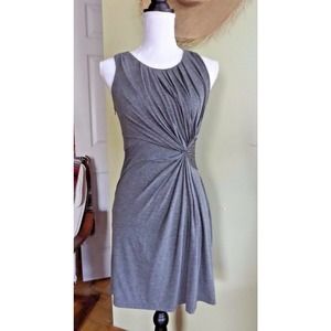 Love21 Gray Sleeveless Dress Sequins Waist size S